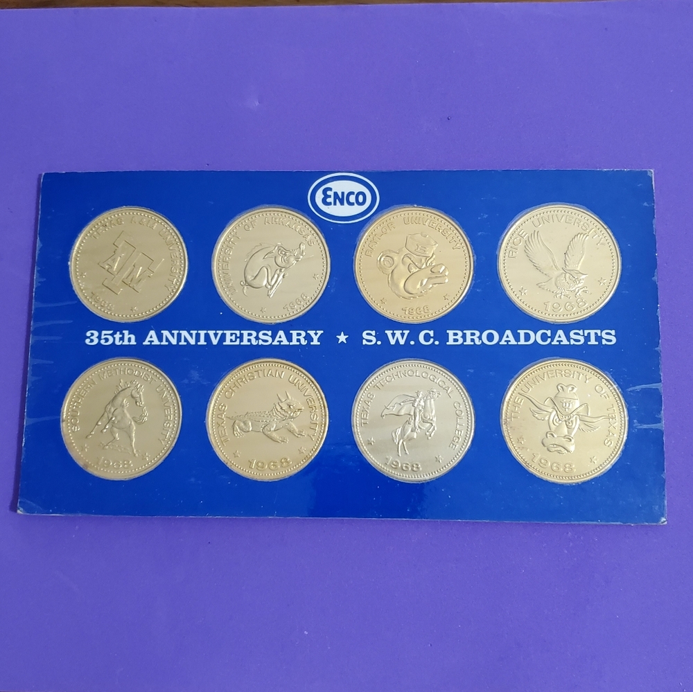 1968 Enco 35th Anniversary S.W.C. Broadcasts Coin Set